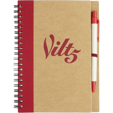 Logotrade Werbeartikel das Foto: Priestly A6 Recycling Notizbuch mit Stift