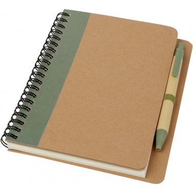 Logotrade Werbegeschenke das Foto: Priestly A6 Recycling Notizbuch mit Stift