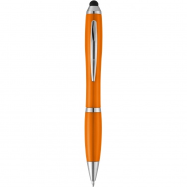Logotrade Werbegeschenke das Foto: Nash Stylus Kugelschreiber mit farbigem Griff und Schaft