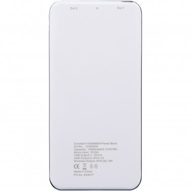 Logotrade Geschäftsgeschenke das Foto: Constant 10000 mAh kabellose Powerbank mit LED
