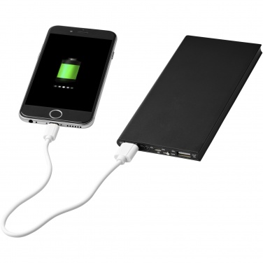 Logotrade Logogeschenke das Foto: Plate 8000 mAh Aluminium-Powerbank
