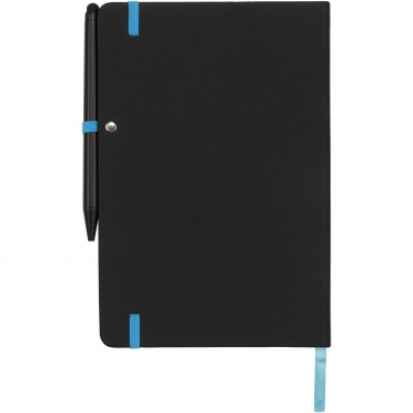 Logotrade Logogeschenke das Foto: Noir Edge A5 Notizbuch mit farbigem Rand