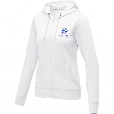 Logotrade Logogeschenke das Foto: Theron Damen Kapuzenpullover mit Reißverschluss