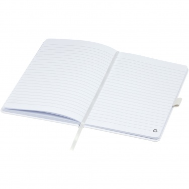 Logotrade Werbeartikel das Foto: Honua A5 Notizbuch aus recyceltem Papier mit Cover aus recyceltem PET