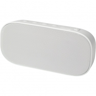 Logotrade Werbeartikel das Foto: Stark 2.0 Bluetooth® Lautsprecher aus recyceltem Kunststoff, 5W, IPX5 