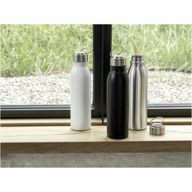 Logotrade werbemittel das Foto: Harper 700 ml RCS-zertifizierte Sportflasche aus Edelstahl mit Metallschlaufe