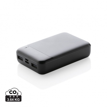 Logotrade Geschäftsgeschenke das Foto: 10.000 mAh Powerbank aus RCS Standard recyceltem Kunststoff
