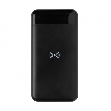 Logotrade Werbegeschenke das Foto: Wireless Powerbank aus RCS Standard recyceltem Kunststoff