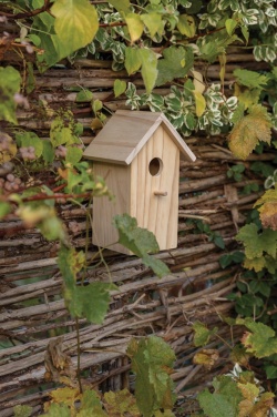 Logotrade Werbegeschenke das Foto: Holz-Vogelhaus