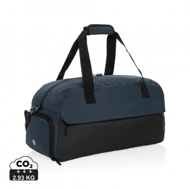 Logotrade Werbeartikel das Foto: Kazu AWARE™ RPET Weekend-Duffel-Bag