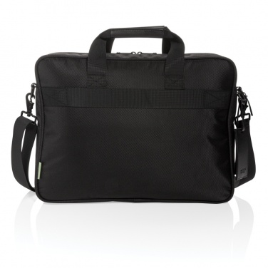 Logotrade Geschäftsgeschenke das Foto: Swiss Peak RPET Voyager RFID 15.6" Laptoptasche