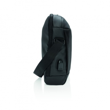 Logotrade Werbegeschenke das Foto: Madrid RFID USB 15.6" Laptoptasche, PVC-frei