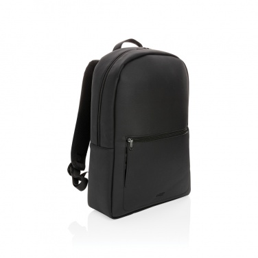 Logotrade Geschäftsgeschenke das Foto: Swiss Peak Deluxe PU Laptop-Rucksack, PVC-frei