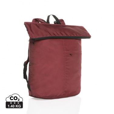 Logotrade Werbegeschenke das Foto: Dillon AWARE™ RPET faltbarer Lightweight-Rucksack