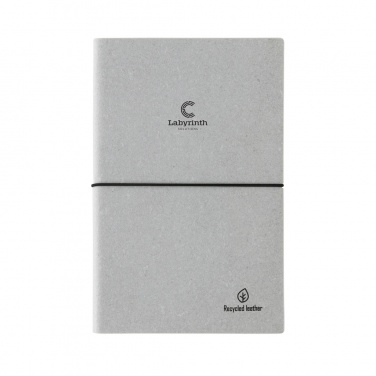 Logotrade Firmengeschenke das Foto: A5 Notizbuch aus recyceltem Leder