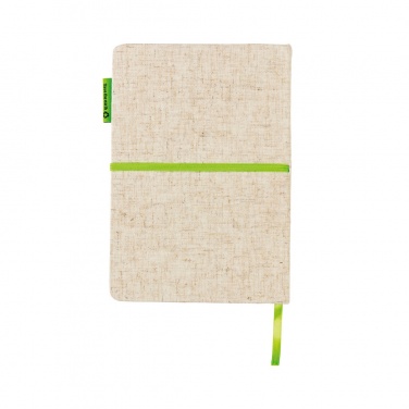 Logotrade Werbeartikel das Foto: A5 Jute Notizbuch