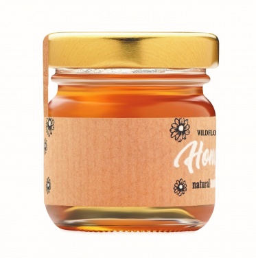 Logotrade Werbeartikel das Foto: Wildblumenhonig 50 g Glas