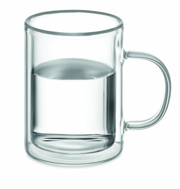 Logotrade Geschäftsgeschenke das Foto: Kaffeebecher Glas 225 ml