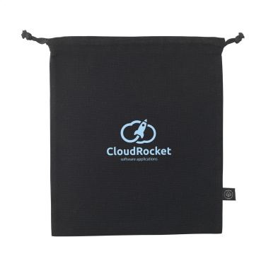 Logotrade Geschäftsgeschenke das Foto: Geschenkbeutel GRS Recycelte Baumwolle (150 g/m²) M