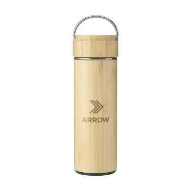 Logotrade Werbegeschenke das Foto: Nikko 330 ml Bambus Thermoflasche/Thermobecher