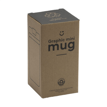 Logotrade Geschäftsgeschenke das Foto: Graphic Mini Mug RCS Recycleter Stahl 250 ml Thermobecher