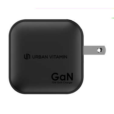Logotrade Geschäftsgeschenke das Foto: Urban Vitamin Santa Cruz 70W GAN-Ladegerät aus RCS rec. PC