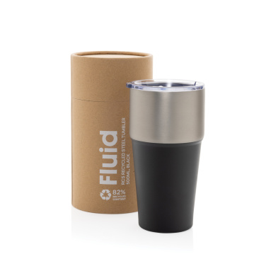 Logotrade Werbegeschenke das Foto: Fluid Becher aus RCS-zertifiziert recyceltem Stahl, 500ml
