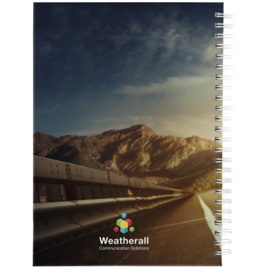 Logotrade Werbegeschenke das Foto: Desk-Mate® A5 Hardcover Tagebuch, undatiert