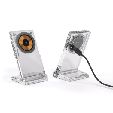 Logotrade Werbegeschenke das Foto: Magcharge 15W magnetische Wireless-Charging-Stand