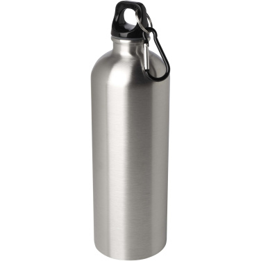 Logotrade werbemittel das Foto: Oregon 750 ml RCS-zertifizierte, einwandige Trinkflasche aus Edelstahl mit Karabinerhaken