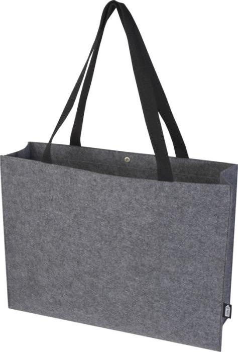 Logotrade Logogeschenke das Foto: Felta Tragetasche mit Zwickel aus recyceltem GRS-Filz 20 L