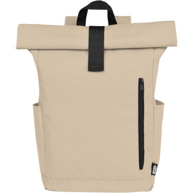 Logotrade Firmengeschenke das Foto: Byron 15,6" GRS RPET Roll-Top Rucksack 18 L