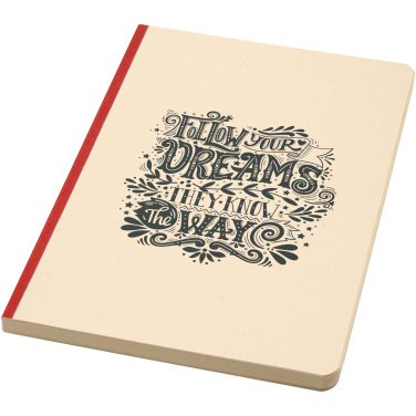 Logotrade Firmengeschenke das Foto: Liliana A5 Zuckerrohr und RPET Softcover Notizbuch