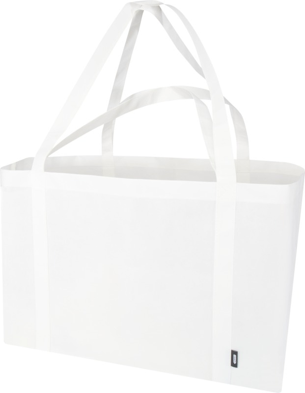 Logotrade Logogeschenke das Foto: Jumbo Extra große Tragetasche aus recyceltem GRS Non Woven 65 L