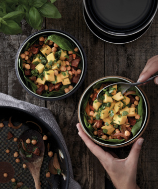 Logotrade Werbegeschenke das Foto: Black+Blum Glass Lunch Bowl 750ml