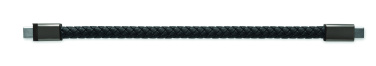 Logotrade Geschäftsgeschenke das Foto: 60W Flecht-Armband-Ladekabel