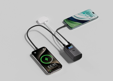 Logotrade Firmengeschenke das Foto: Urban Vitamin Campbell 55W 10.000mAh Pocket-Powerbank