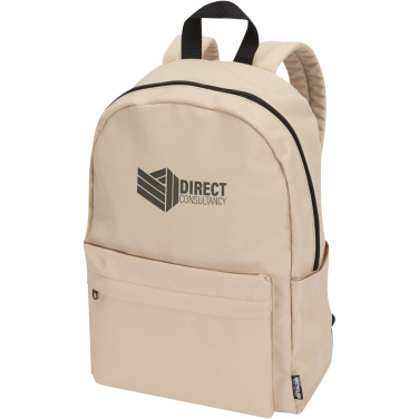 Logotrade Geschäftsgeschenke das Foto: Byron 14" GRS-recycelter City Laptop Rucksack 14 L