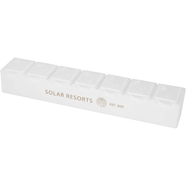 Logotrade Geschäftsgeschenke das Foto: Dose 7 Tage Multivitamin Organizer