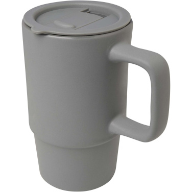 Logotrade Logogeschenke das Foto: Carter 450 ml Keramiktasse mit Kunststoffdeckel