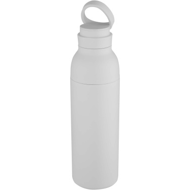 Logotrade Werbegeschenke das Foto: Illuminate 650 ml RCS doppelwandige Isolierflasche aus recyceltem Edelstahl