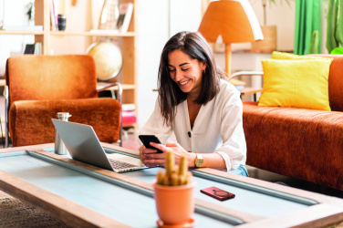 Logotrade Werbeartikel das Foto: Powerbank mit Ladestation 15W