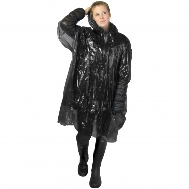 Logotrade promotional giveaway image of: Ziva disposable rain poncho with storage pouch
