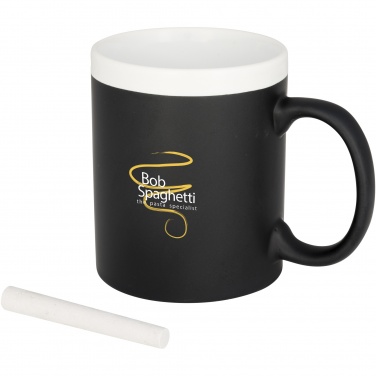 Logotrade promotional item picture of: Chalk-write 330 ml ceramic mug