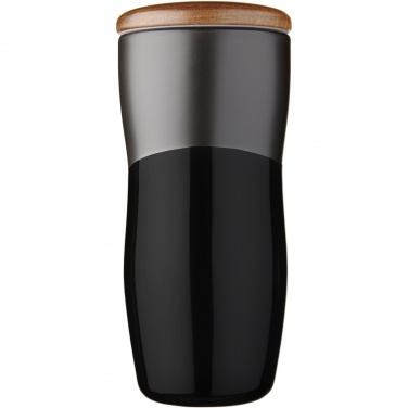 Logo trade advertising product photo of: Double-walled ceramic tumbler Reno 370 ml