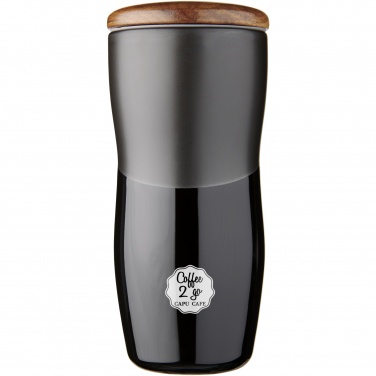 Logotrade advertising product image of: Double-walled ceramic tumbler Reno 370 ml