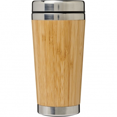 Logo trade promotional products image of: Bambus 450 ml tumbler with bamboo outer
