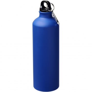 Logo trade promotional merchandise photo of: Oregon 770 ml matte water bottle with carabiner