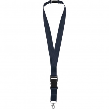 Logo trade promotional giveaways image of: Yogi lanyard detachable buckle break-away closure