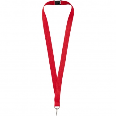 Logo trade promotional merchandise photo of: Lago lanyard with break-away closure